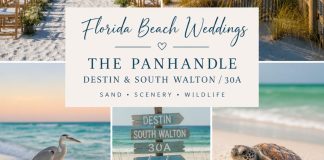 Beach Weddings in the Florida Panhandle Destin & 30A: Sand, Emerald Waters, Coastal Dune Lakes